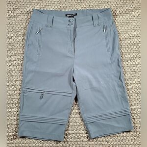 A97 DKNY Golf Shorts gray sz 8 women’s long